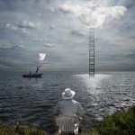 Moon Ladder Alastair Magnaldo Surreal Art Photography