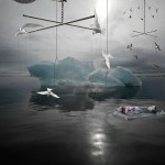 Spitzberg iceberg surrealist photographic art Alastair Magnaldo