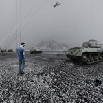 Combat War tank Alastair Magnaldo Surreal Photo Art