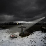 Les ours combattus par le feu Art Photographique Alastair Magnaldo